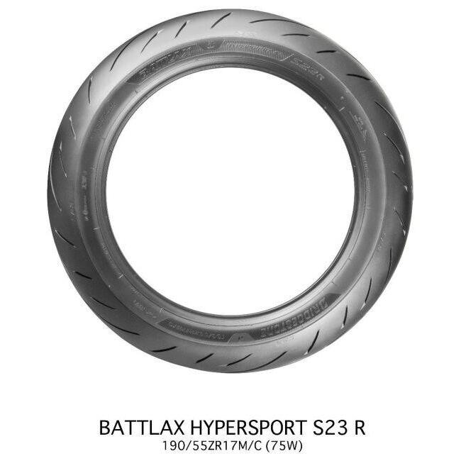 BRIDGESTONE ブリヂストン BATTLAX HYPERSPORT S23 【180/55ZR17M/C (73W)TL】 バトラックス ハイパースポーツ タイヤ オンロードタイヤ・スポーツ | BRIDGESTONE | 02