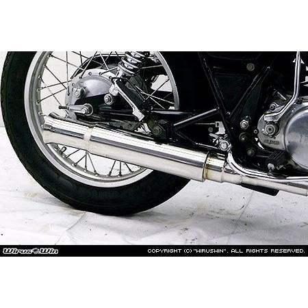 SR400 WirusWinマフラー 楽天市場】WirusWin SR400・500 FI車用 オープンエンド マフラー