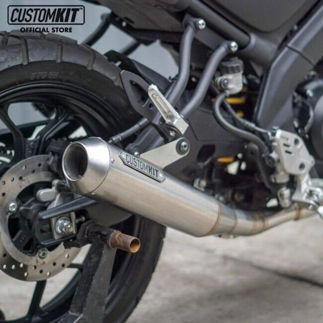 CustomKit カスタムキット フルエキゾーストマフラー Stream XSR155