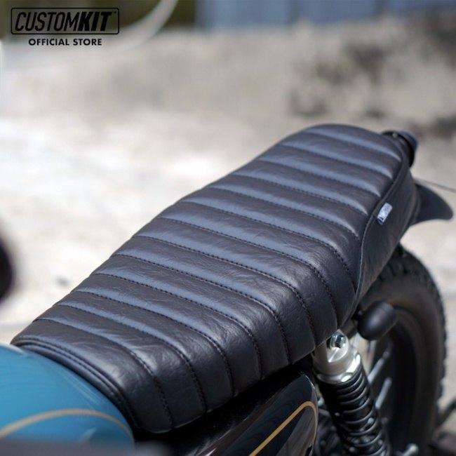 CustomKit カスタムキット Cafe Seat Stripe カラー：Black W175