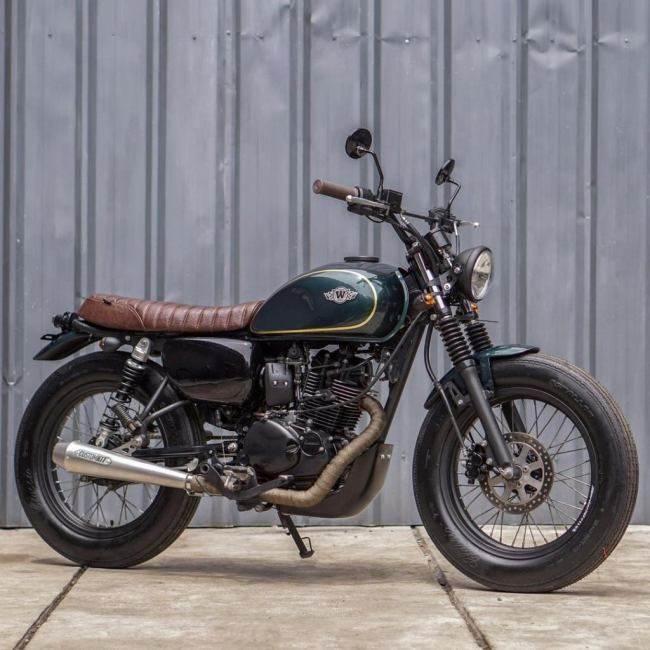 CustomKit カスタムキット Cafe Seat Stripe カラー：Brown W175