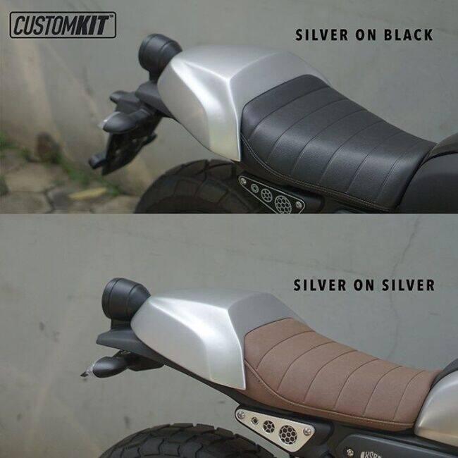CustomKit カスタムキット Seat Cover XSR155 カラー：Silver YAMAHA