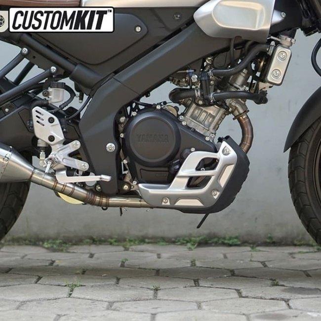 CustomKit カスタムキット Engine Cover XSR155 カラー：Silver YAMAHA 