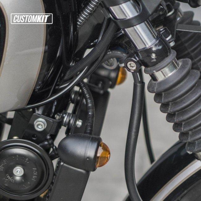 CustomKit カスタムキット Blinker Bracket Benelli Patagonian Eagle 250 Fi BENELLI ベネリ ウインカーステー・マウント 灯火類 電装系 |  | 04