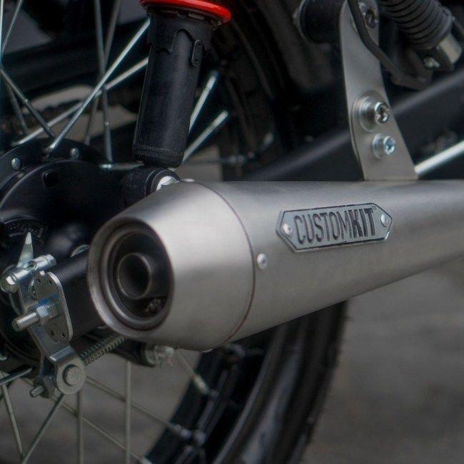 CustomKit カスタムキット フルエキゾーストマフラー Cone W175 TR