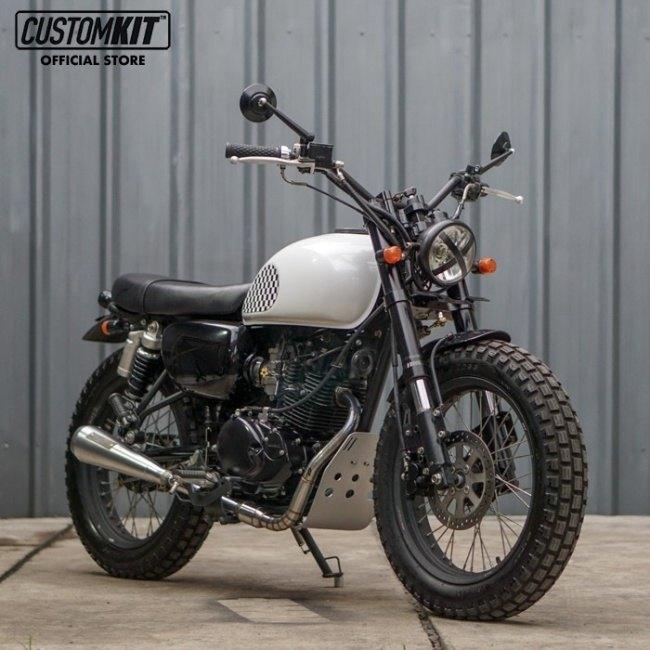 CustomKit カスタムキット Skid Plate Air New Silver W175 KAWASAKI カワサキ アンダーガード・スキッドプレート フレーム |  | 03