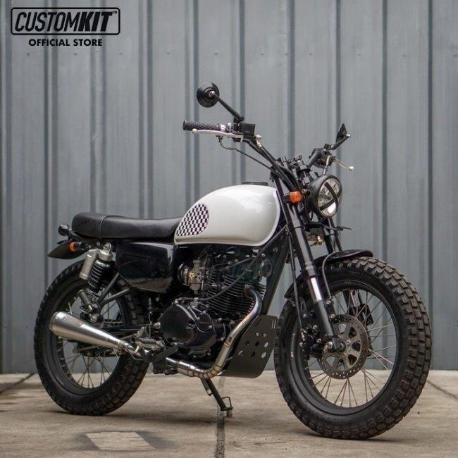 CustomKit カスタムキット Skid Plate ALU W175 Black 3 KAWASAKI カワサキ アンダーガード・スキッドプレート フレーム |  | 03