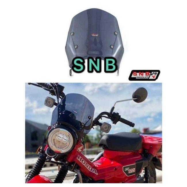 SNB エスエヌビー Shield Acrylic CT-125 V1 Color：Clear CT125 Hunter Cub HONDA ホンダ スクリーン 外装_1