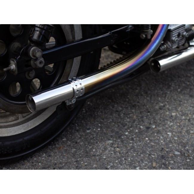 Motor Rock モーターロック オールドスタイル手曲げマフラー スポーツスター XL HARLEY-DAVIDSON ハーレーダビッドソン フルエキゾーストマフラー マフラー | ブランド登録なし | 03