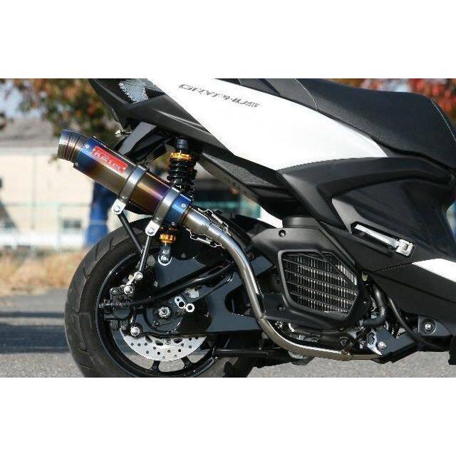 K2TEC GP-R STDチタン フルエキゾーストマフラー NMAX125 K2tec（ケイツー・テック） GP-R STDチタン フルエキゾーストマフラー