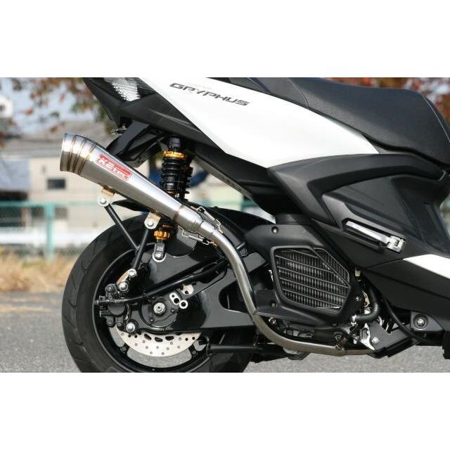 K2TEC マフラー グリファス　NMAX155 XFORCE K2tec（ケイツー・テック） GP-R メガホン フルエキゾーストマフラー