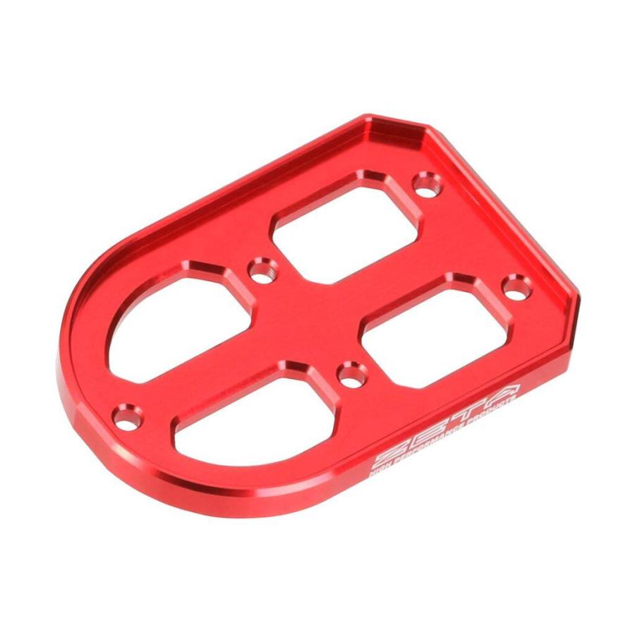 ZETA RACING ジータ レーシング 【リプレースメント】アドベンチャーフットペグ リプレースメント アルミニウムベース カラー：レッド ステップ 足回り | ZETA