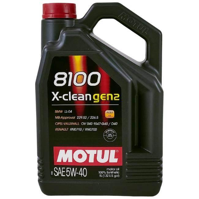 MOTUL モチュール 【ケース】8100 X-clean GEN2 (エクスクリーン ジェン2) 【四輪用】【5W-40】【5L×4】【4サイクルオイル】 4サイクルオイル オイル | MOTUL | 03