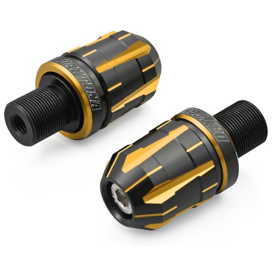 DAYTONA デイトナ PREMIUM ZONE(プレミアムゾーン) バーエンドプラグ TECHNO カラー：ゴールド  Ninja ZX-10R H2 CARBON KAWASAKI カワサキ バーエンド | DAYTONA（バイク用品）