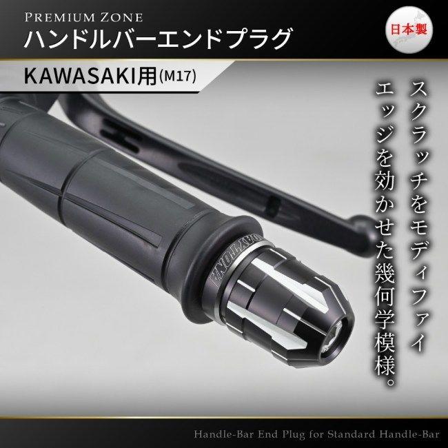 DAYTONA デイトナ PREMIUM ZONE(プレミアムゾーン) バーエンドプラグ TECHNO カラー：アッシュシルバー  Ninja ZX-10R H2 CARBON KAWASAKI カワサキ バーエンド | DAYTONA（バイク用品） | 02