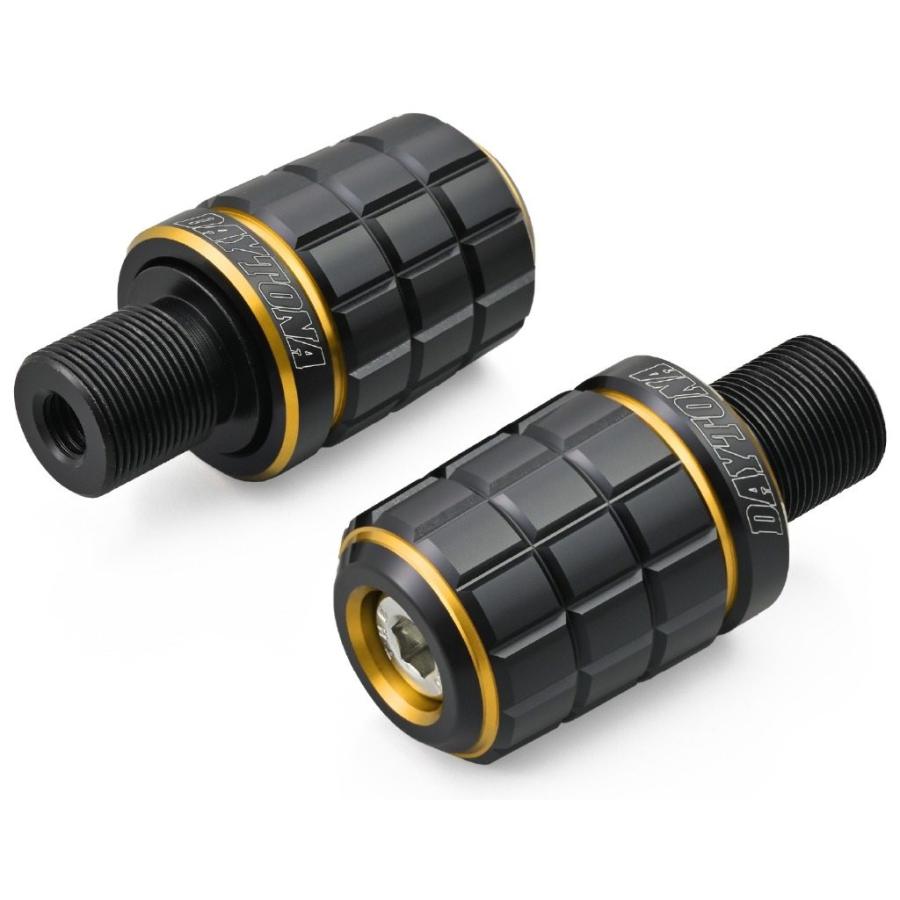 DAYTONA デイトナ PREMIUM ZONE(プレミアムゾーン) バーエンドプラグ BRICK カラー：ゴールド  Ninja ZX-10R H2 CARBON KAWASAKI カワサキ バーエンド ハンドル | DAYTONA（バイク用品）