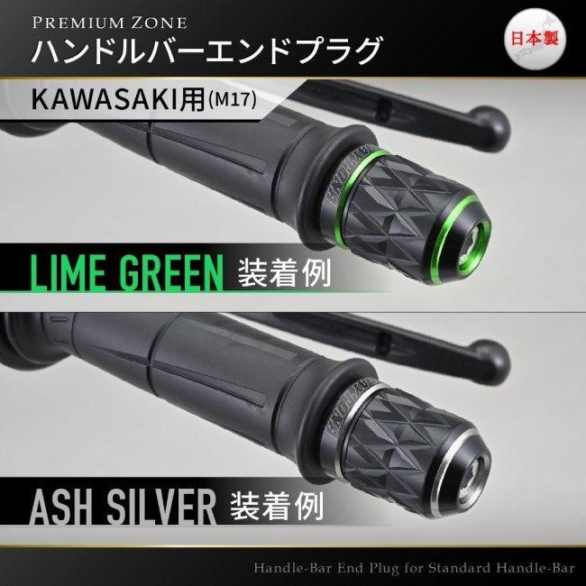 DAYTONA デイトナ PREMIUM ZONE(プレミアムゾーン) バーエンドプラグ KIRIKO カラー：アッシュシルバー  Ninja ZX-10R H2 CARBON KAWASAKI カワサキ バーエンド | DAYTONA（バイク用品） | 05