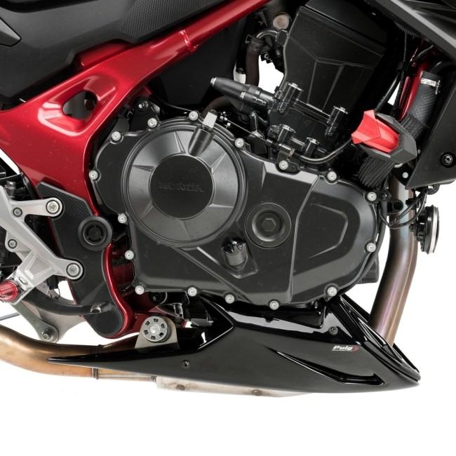 Puig プーチ エンジンスポイラー (Engine Spoilers) カラー：ブラック CB750 HORNET HONDA ホンダ スポイラー・ウイング 外装