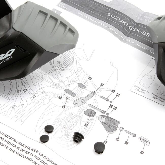 Puig プーチ フレームスライダーPro 2.0 (FRAME SLIDERS) GSX-8S SUZUKI スズキ エンジンスライダー・フレームスライダー フレーム_2
