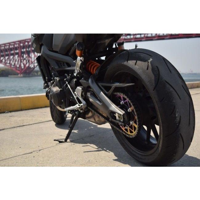 XAM ザム タフライトスチール リアスプロケット カラー：レインボー