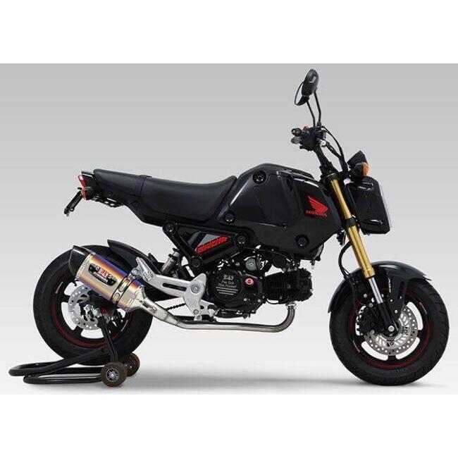グロム ヨシムラ フルエキゾースト R-77S サイクロン チタンブルー ヨシムラ（YOSHIMURA） 機械曲R-77S サイクロン EXPORT SPEC 政府認証