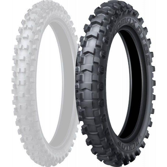 DUNLOP（ダンロップ） GEOMAX AT82 【110/100-18 64M WT】 ジオマックス タイヤ HONDA ホンダ ...