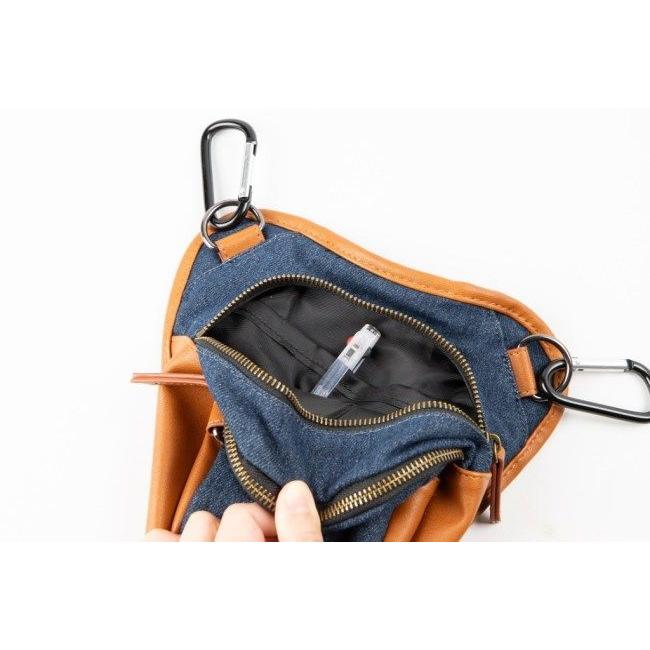 DEGNER デグナー チョークバッグ／CHALK BAG カラー：ブラウンネイビー ウエストポーチ・ヒップバッグ バッグ | DEGNER | 06