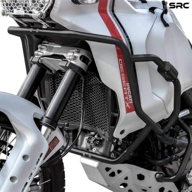 SRC エスアールシー クラッシュバー(エンジンガード) アッパー＆ロワー セット FOR Desert X DesertX DUCATI ドゥカティ エンジンガード フレーム