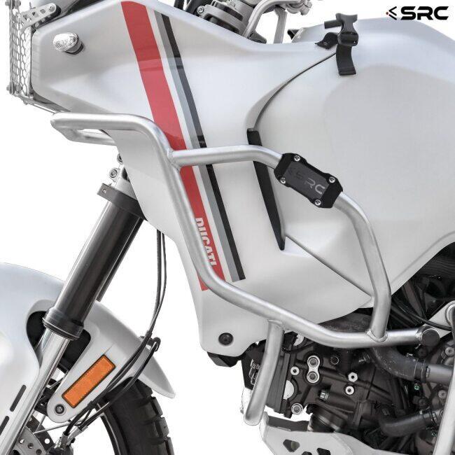 SRC エスアールシー クラッシュバー(エンジンガード) アッパー＆ロワー セット FOR Desert X DesertX DUCATI ドゥカティ エンジンガード フレーム