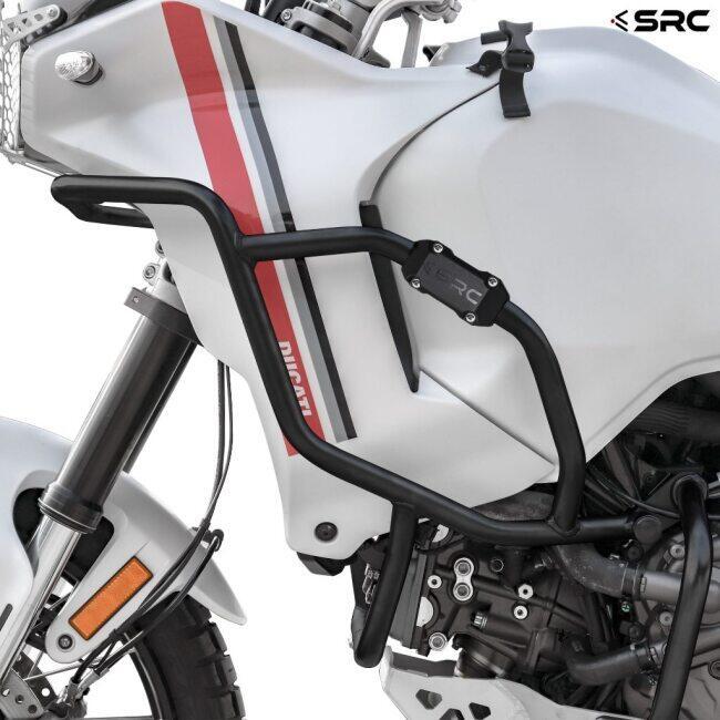SRC エスアールシー クラッシュバー(エンジンガード) アッパー＆ロワー セット FOR Desert X DesertX DUCATI ドゥカティ エンジンガード フレーム