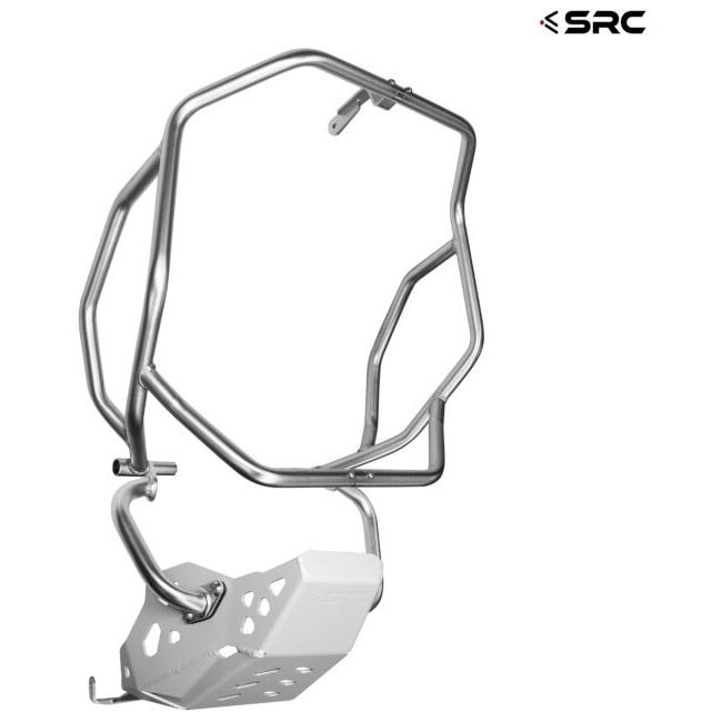 SRC エスアールシー クラッシュバー(エンジンガード) アッパー＆ロワー セット FOR Desert X DesertX DUCATI ドゥカティ エンジンガード フレーム