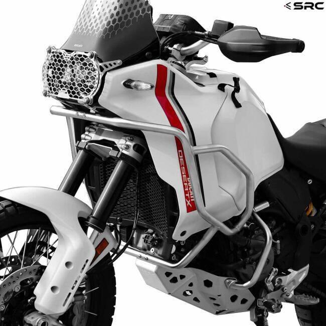 SRC エスアールシー クラッシュバー(エンジンガード) アッパー＆ロワー セット FOR Desert X DesertX DUCATI ドゥカティ エンジンガード フレーム