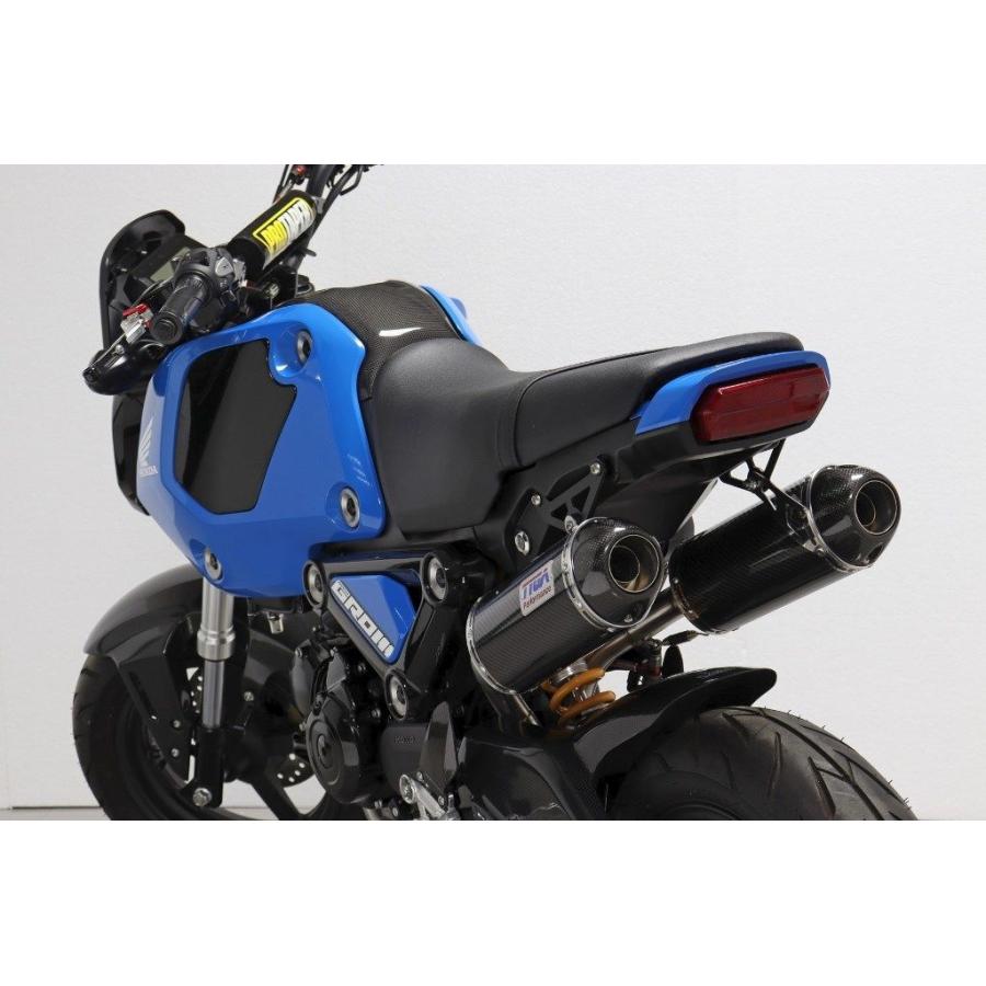 | Webike グロムjc61用 TYGAパフォーマンス　スリップオンマフラー TYGA 2本出しフル タイガパフォーマンス PERFORMANCE パーツ