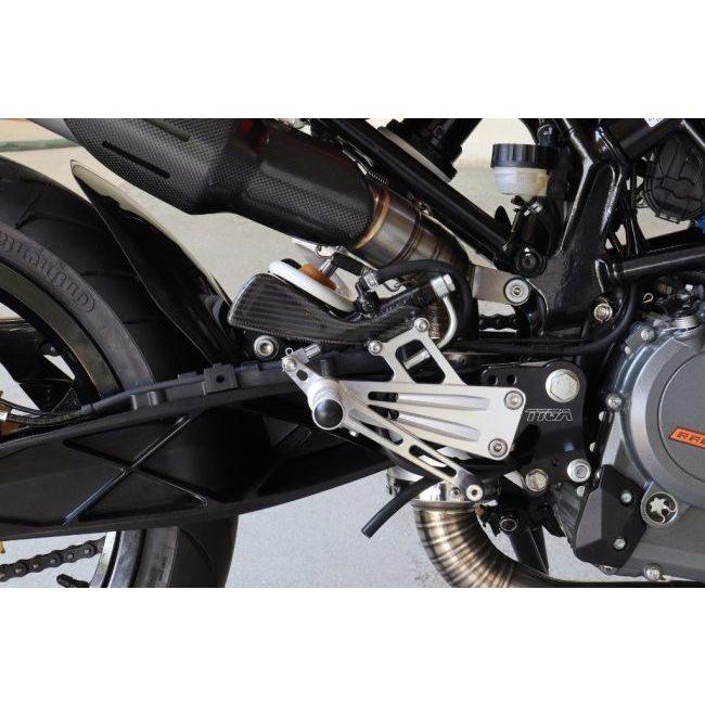 TYGA PERFORMANCE タイガパフォーマンス レース専用バックステップキット KTM RC390 2022-2023 バックステップ ステップ 足回り