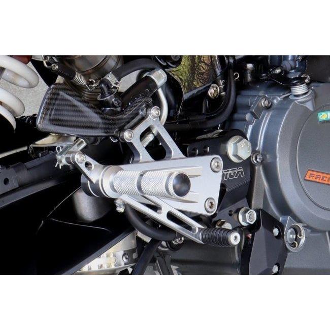 TYGA PERFORMANCE タイガパフォーマンス レース専用バックステップキット KTM RC390 2022-2023 バックステップ ステップ 足回り