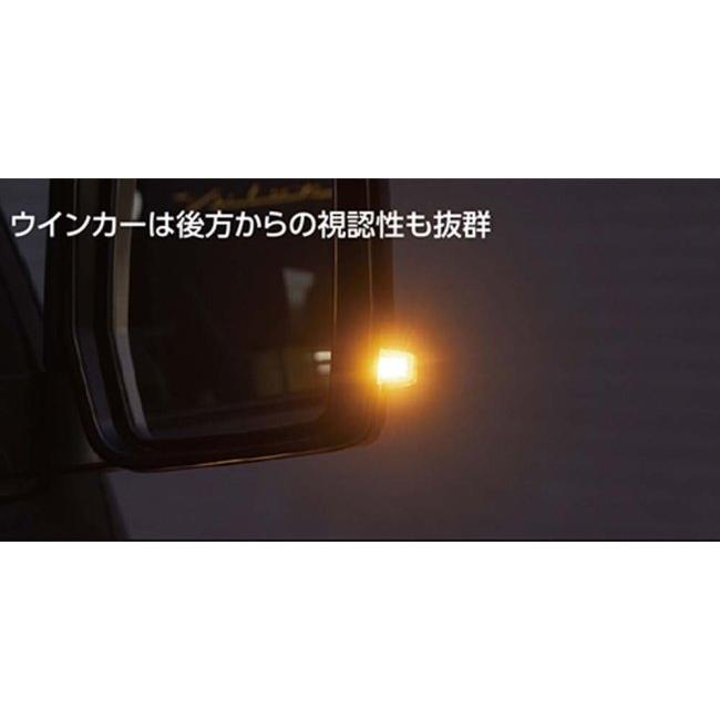 Valenti バレンティ ジュエルLEDシーケンシャルドアミラーウインカーロアカバータイプ カラー：クリア／クローム ハイエース ウインカー 灯火類 電装系