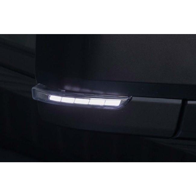 Valenti バレンティ ジュエルLEDシーケンシャルドアミラーウインカーロアカバータイプ カラー：クリア／クローム ハイエース ウインカー 灯火類 電装系