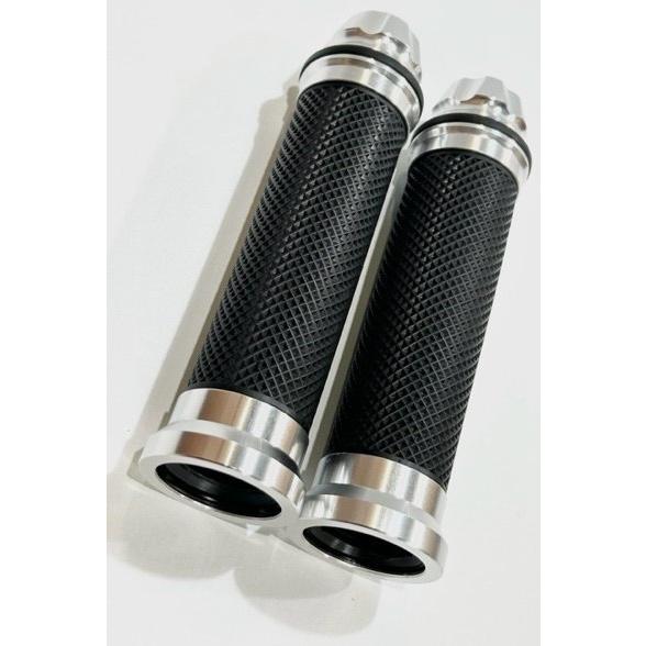 SPUNKY’S スパンキーズ アルミラバーグリップ カラー：シルバー ジャイロキャノピー ジャイロUP ジャイロX HONDA ホンダ グリップ ハンドル | ブランド登録なし | 04