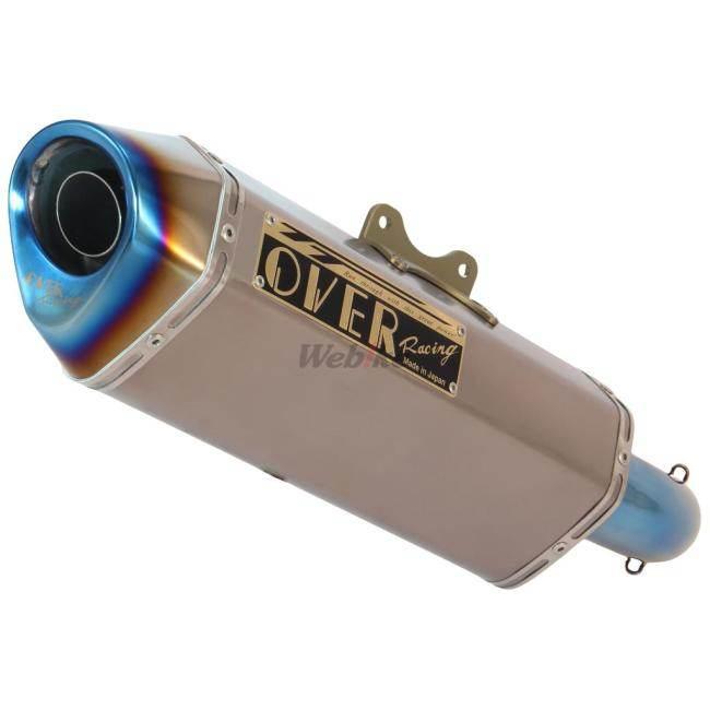 み OVER RACING オーヴァー TT-Formula RS フルチタン スリップオン