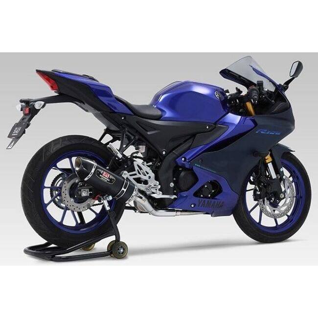 YOSHIMURA ヨシムラ 機械曲R-77Sサイクロン EXPORT SPEC 政府認証 タイプ：SSC(ステンレスカバー／カーボンエンドタイプ) MT-125 XSR125 YZF-R125 YZF-R15 | ヨシムラ | 01