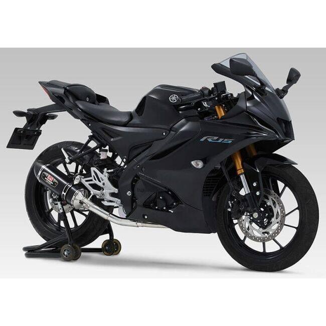 YOSHIMURA ヨシムラ 機械曲R-77Sサイクロン EXPORT SPEC 政府認証 タイプ：SSC(ステンレスカバー／カーボンエンドタイプ) MT-125 XSR125 YZF-R125 YZF-R15 | ヨシムラ | 04
