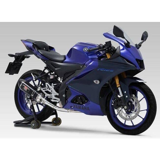 YOSHIMURA ヨシムラ 機械曲R-77Sサイクロン EXPORT SPEC 政府認証 タイプ：SSC(ステンレスカバー／カーボンエンドタイプ) YZF-R15 YZF-R125 MT-125 XSR125 | ヨシムラ | 05