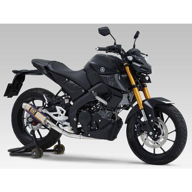 YOSHIMURA ヨシムラ 機械曲GP-MAGNUMサイクロン EXPORT SPEC 政府認証 タイプ：STB(チタンブルーカバー) YZF-R15 YZF-R125 MT-125 XSR125 YAMAHA ヤマハ | ヨシムラ | 06