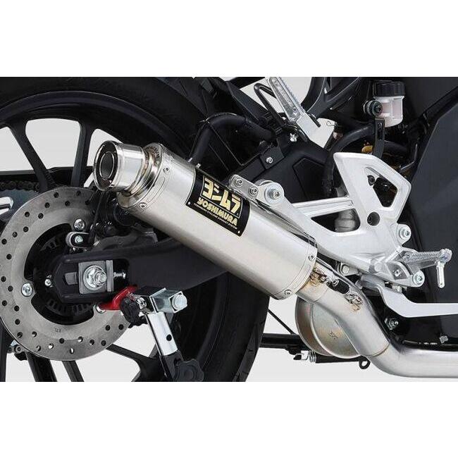 YOSHIMURA ヨシムラ 機械曲GP-MAGNUMサイクロン EXPORT SPEC 政府認証 タイプ：SC(カーボンカバー) YZF-R15 YZF-R125 MT-125 XSR125 YAMAHA ヤマハ マフラー