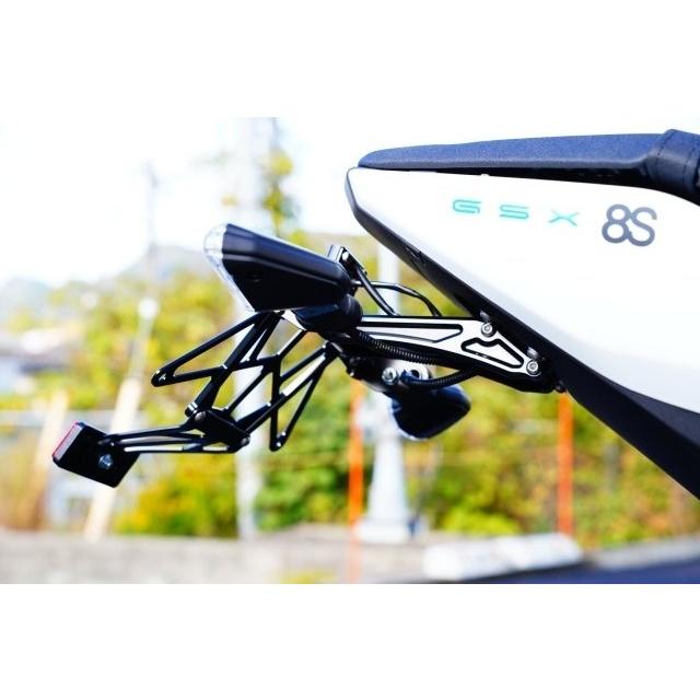 WOODSTOCK ウッドストック ライセンスプレートホルダー GSX-8S SUZUKI スズキ フェンダーレスキット フェンダー関連 外装_3