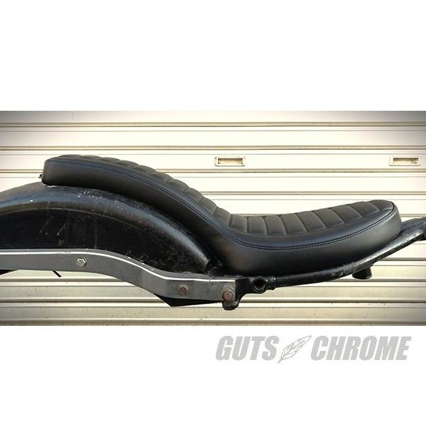 GUTS CHROME（ガッツ クローム） 【HARD RIDE】レザーコブラシート 4速