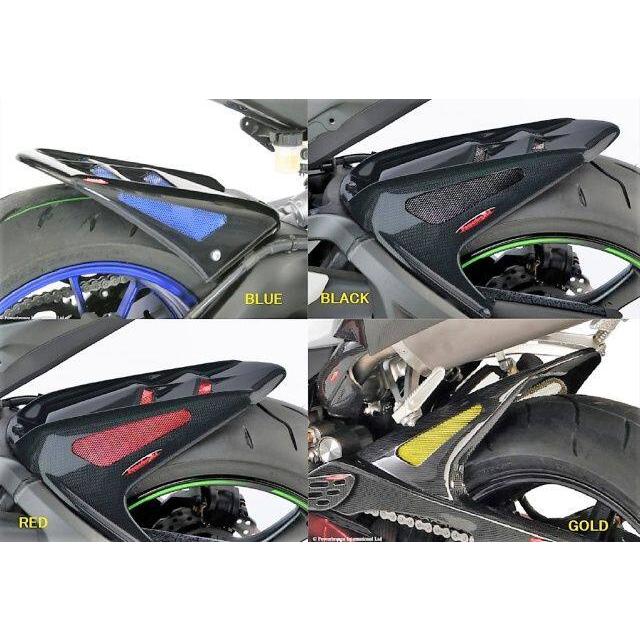 POWERBRONZE インナーフェンダー カラー：BK/RDメッシュ ZX-4RR ZX-4R