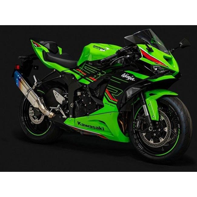 トリックスター ZX-6R 政府認証スリップオンマフラー IKAZUCHI