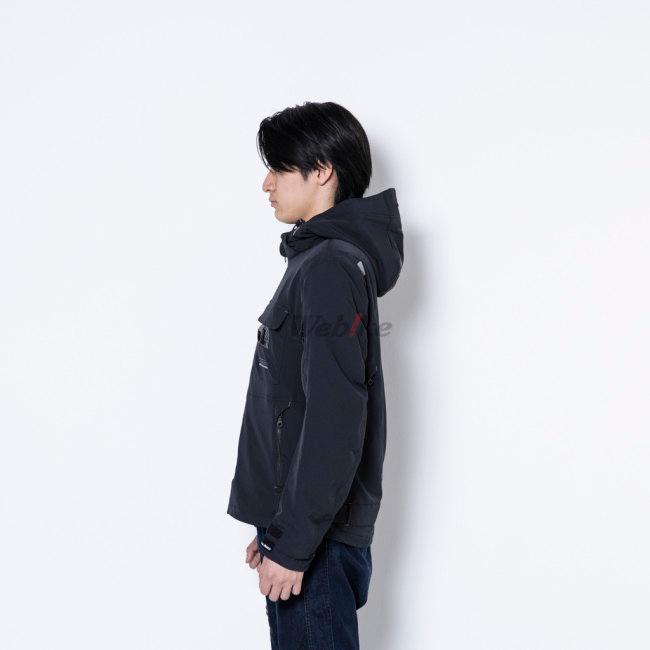 ラフ＆ロード ROUGH＆ROAD エアスルーソフトシェルストレッチパーカー