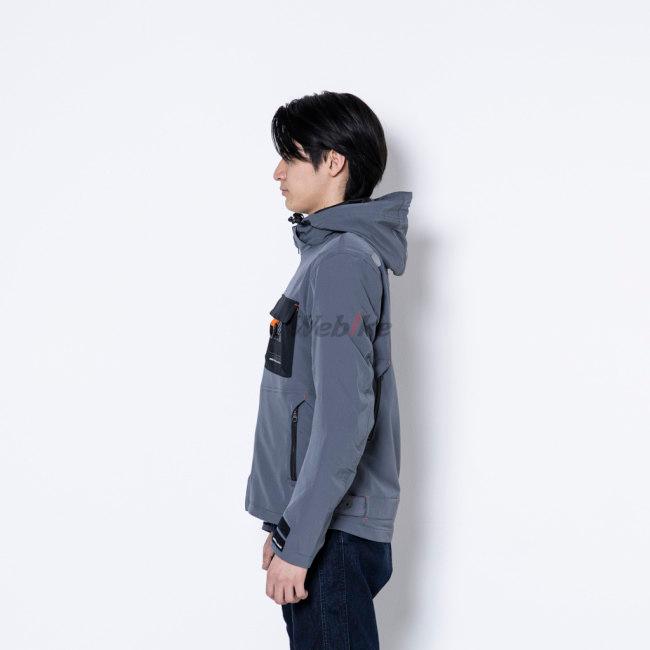 ラフ＆ロード ROUGH＆ROAD エアスルーソフトシェルストレッチパーカー